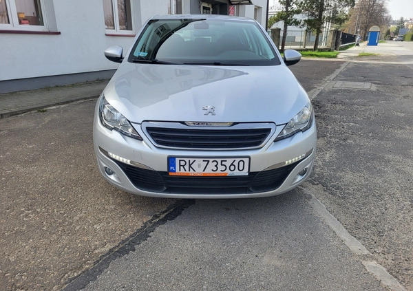 Peugeot 308 cena 36300 przebieg: 198000, rok produkcji 2016 z Gryfice małe 631